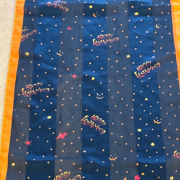 Halloween Scarf Happy Halloween Print & Pumpkin Design - Picture 5 of 8